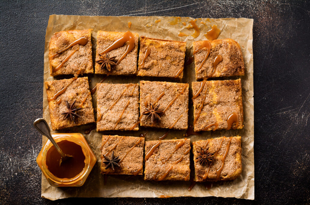 dýňové blondies